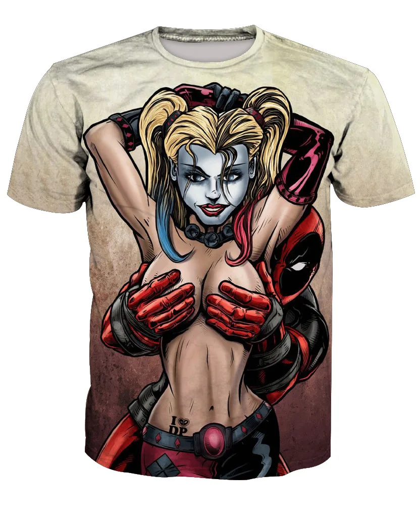 3D футболка мило макси футболки Camisetas Hombre Для мужчин лето Футболки Футболка с