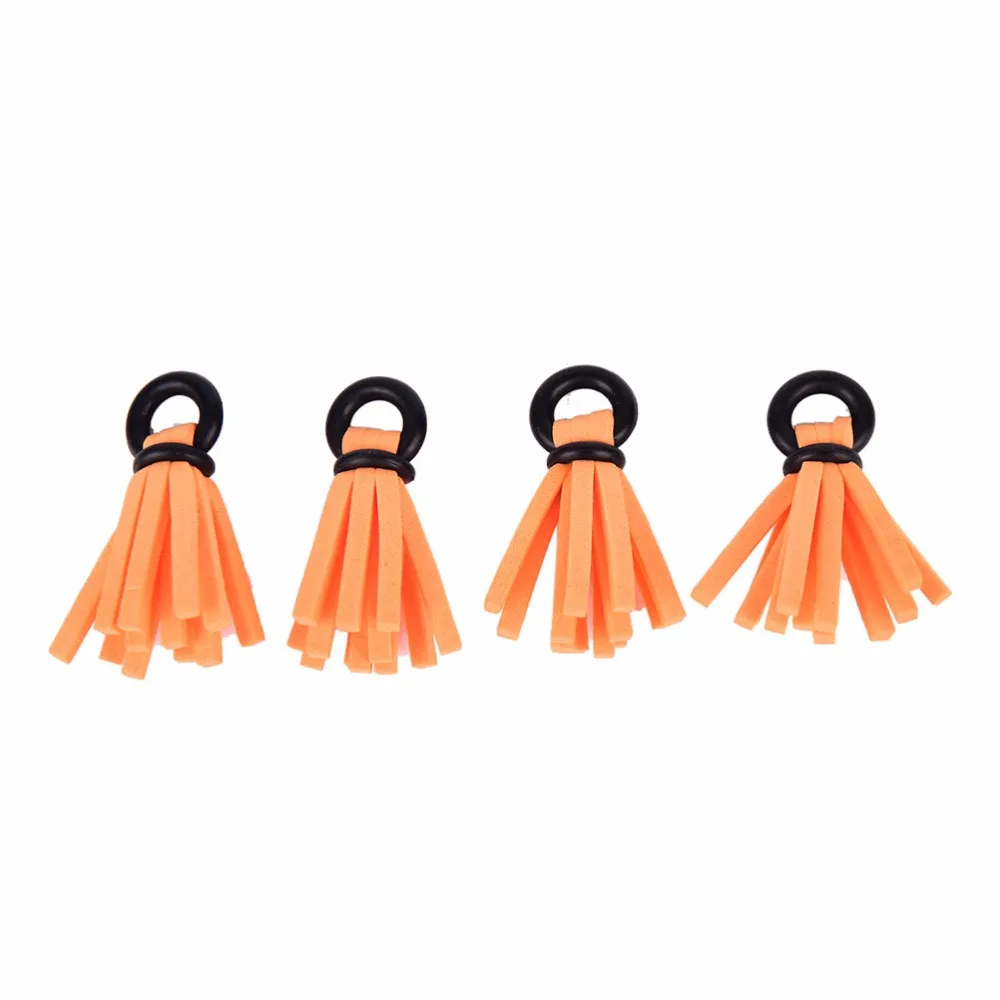 4 шт./лот поролоновые указатели для ловли рыбы желтая/оранжевая коробка