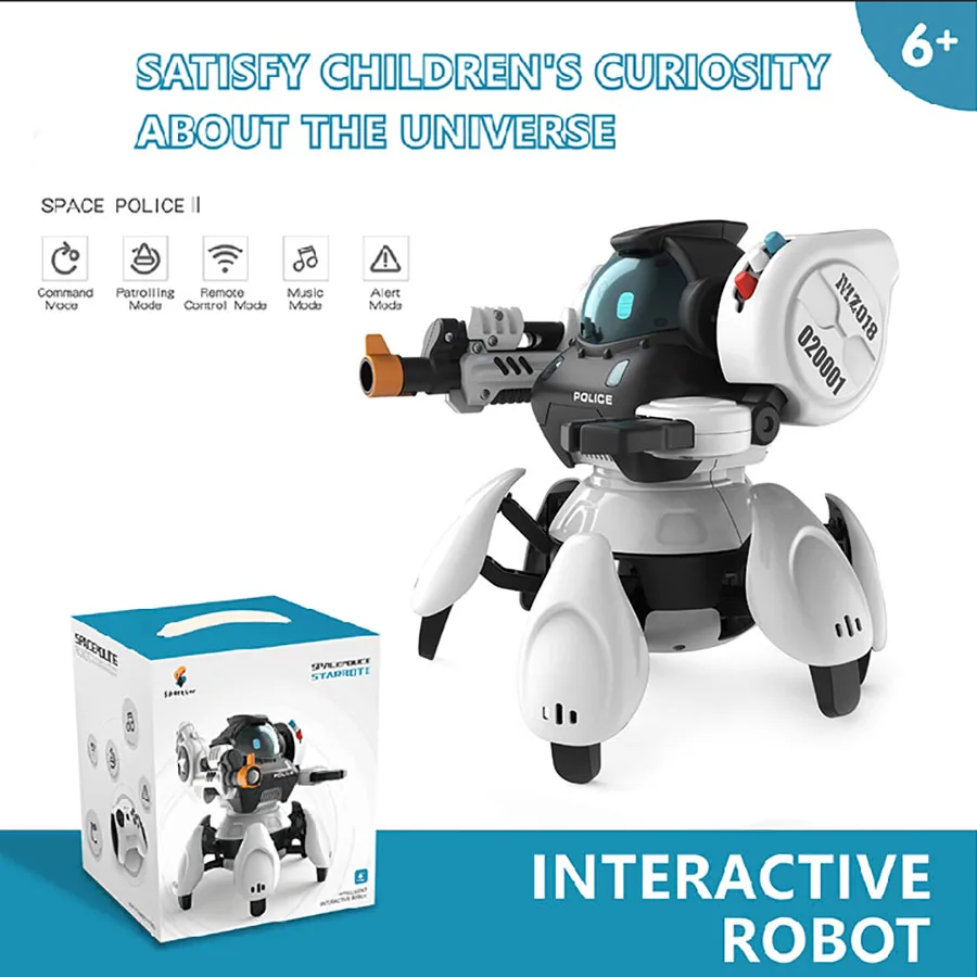 RC робот музыка Блестящий жесты дистанционного управления электрические