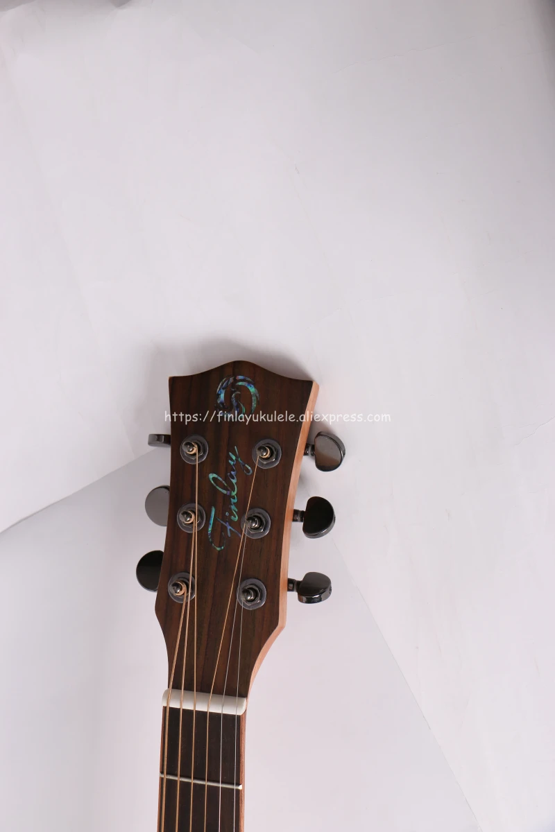 Finlay 41 &quotакустическая электрогитара Массив ели Топ/красное дерево тело 12
