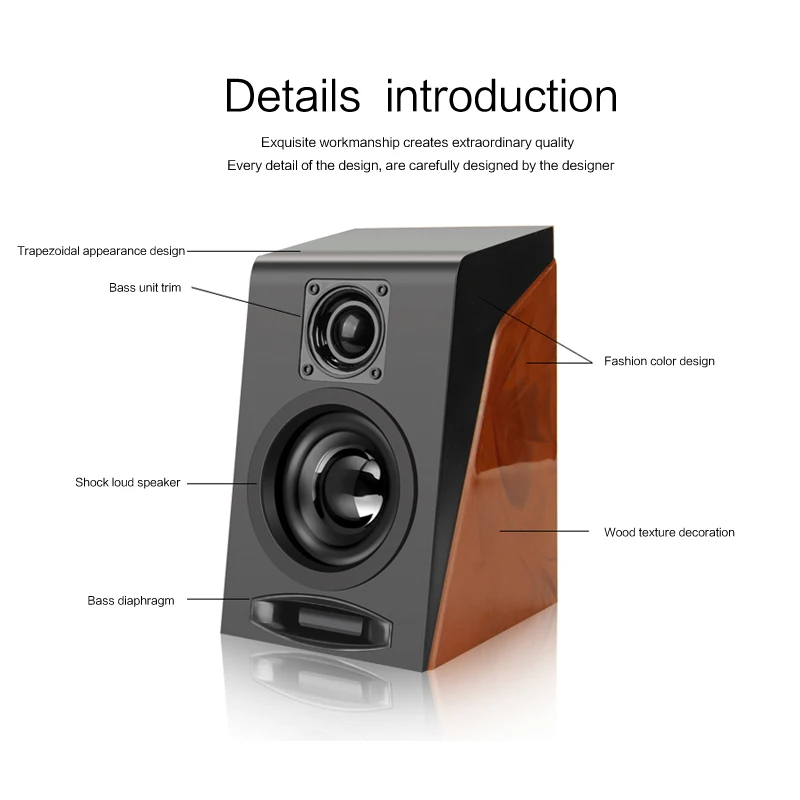 new creative mini subwoofer restoring ancient ways desktop small computer pc speakers with usb 2 0 3 5mm interface free global shipping