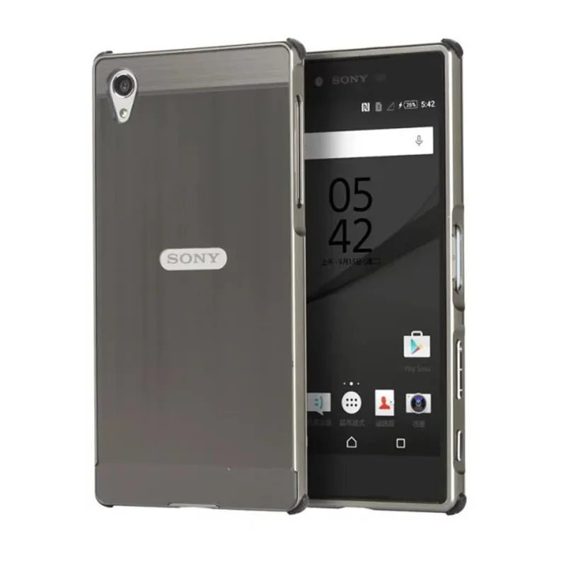 Чехол для Sony Xperia Z5 Dual E6683 E6653 металлический чехол с металлической рамой и задней