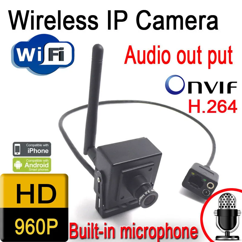 Семейная IP камера hd 960p 1 3 пикселей беспроводная мини видеонаблюдения для дома
