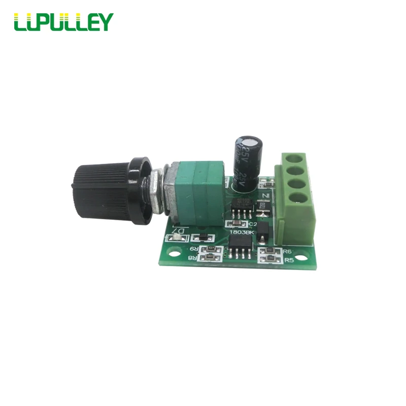 LUPULLEY mini PWM Motor Speed Controller/Regulator 1.8V/3V/5V/6V/12V Current 2A with Self-resetting Fuse | Обустройство дома