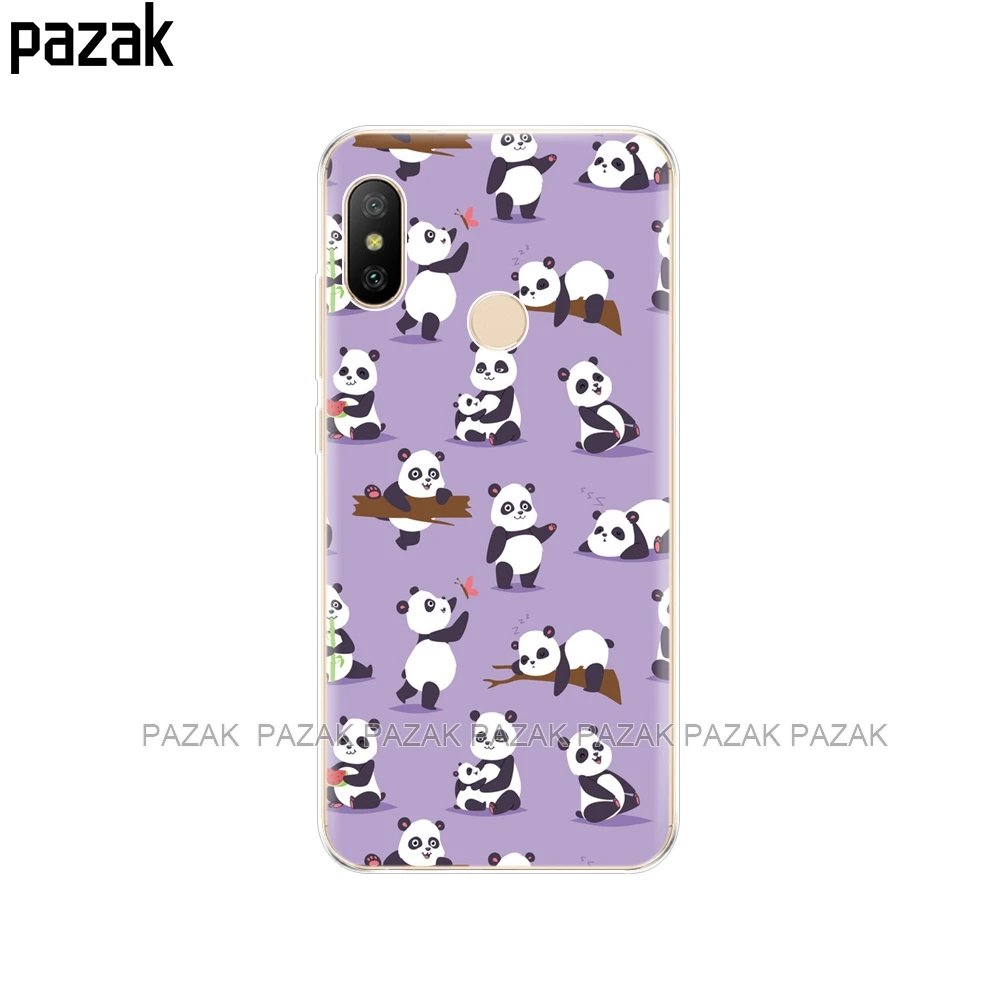 Силиконовый чехол для Xiaomi mi A2 LITE, чехол s, полная защита, мягкая задняя крышка из ТПУ для Xio mi A2 LITE, бампер, чехол, Новинка - Цвет: 34278