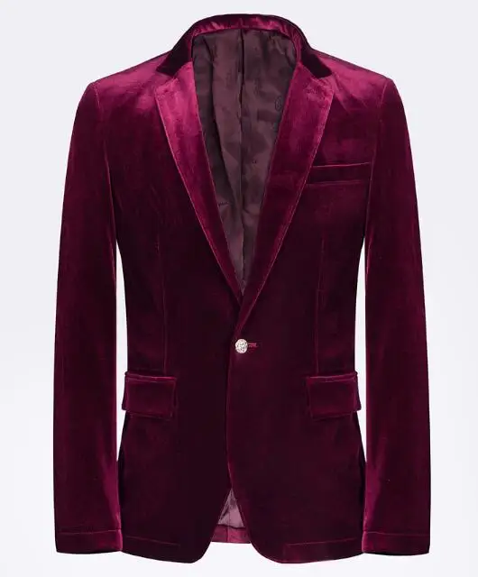 

HOT / Spring Male New leisure fashion pleuche dress cultivate one's morality small suit /M--XXXL