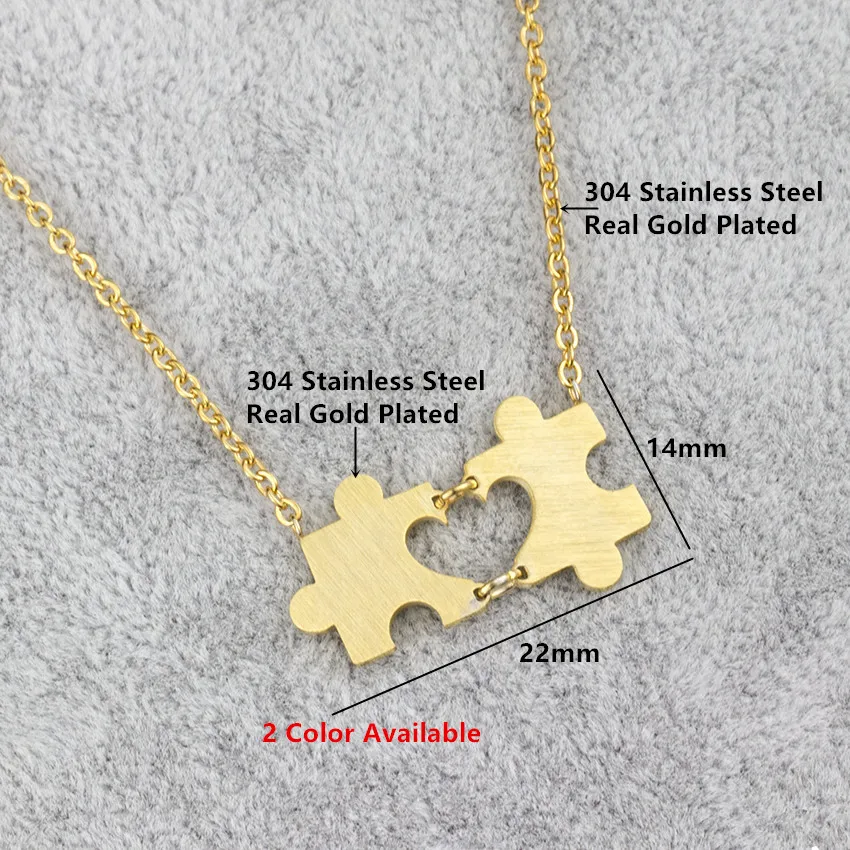 Великолепная сказка Сердце Головоломки Цепочки и ожерелья головоломки Best друзья