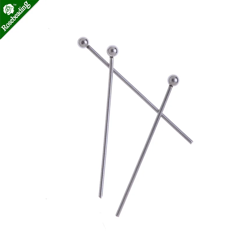 20 шт. 20-40 мм Шариковые головки из нержавеющей стали булавки стальные