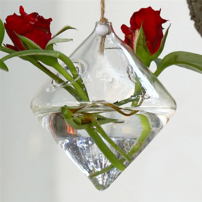 Стеклянные плантаторы настенные подвесные воздушные горшки для растений