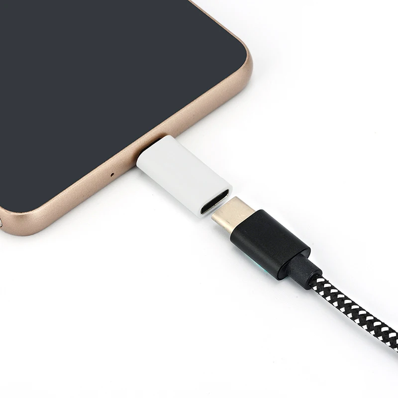 Type C гнездовой разъем к Micro USB Мужской конвертер данных адаптер для сотового