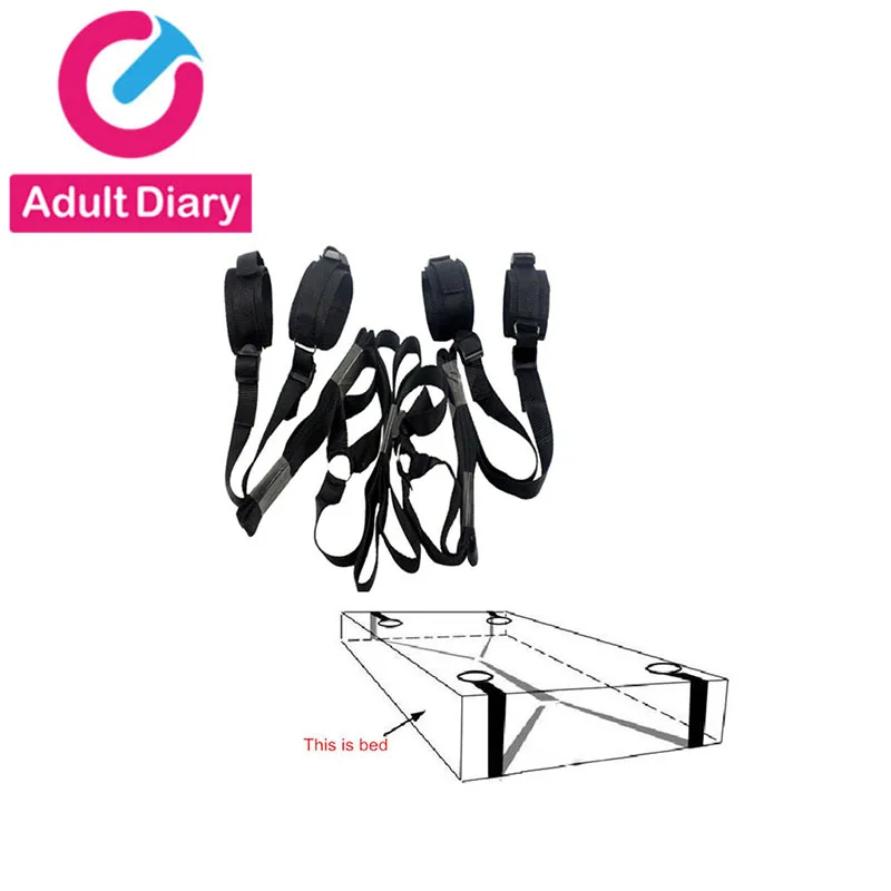 Взрослый дневник раб БДСМ бондаж набор наручников наручники под кроватью