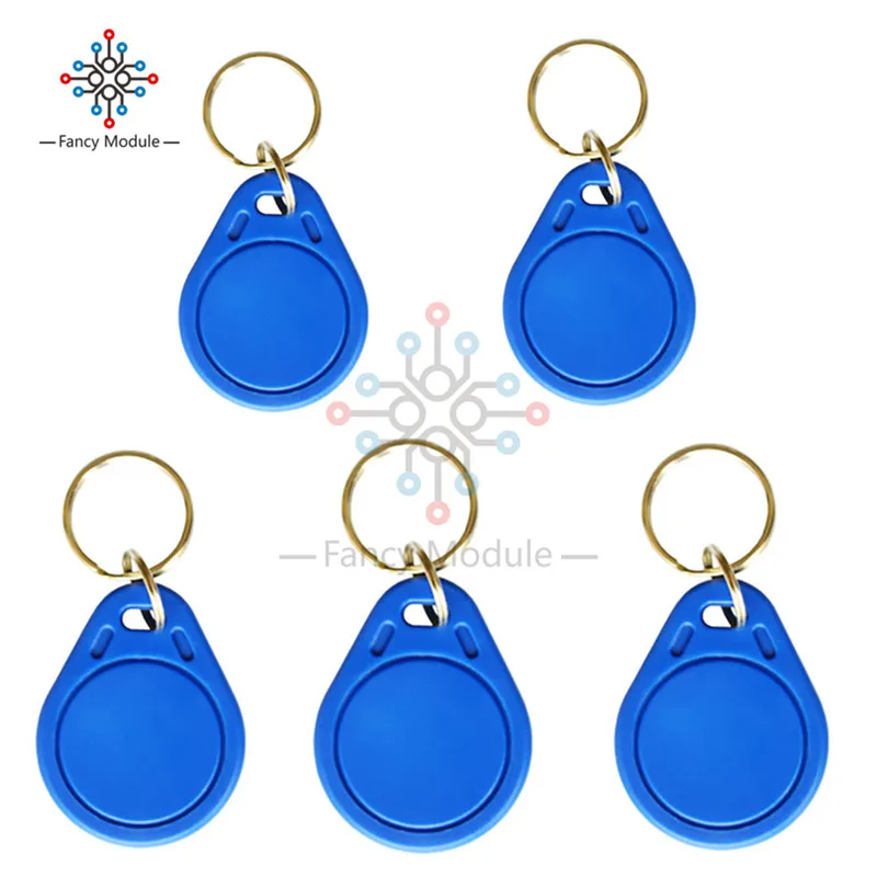 5PCS UID IC Card Changeable Writable Keyfobs Key Tags M1 13.56Mhz Rfid NFC Block 0 Sector Multi Color Optional | Инструменты