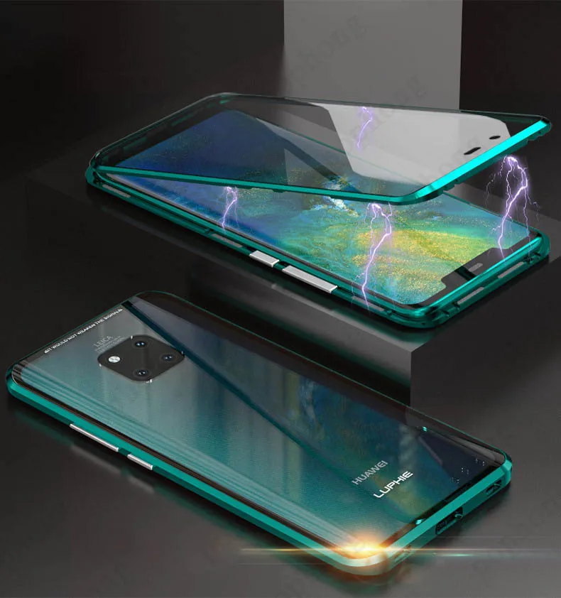 Роскошный чехол из закаленного стекла для телефона, защитный магнит huawei P20 PRO huawei P30 PRO mate 20 pro honor View 20, чехол, противоударный чехол