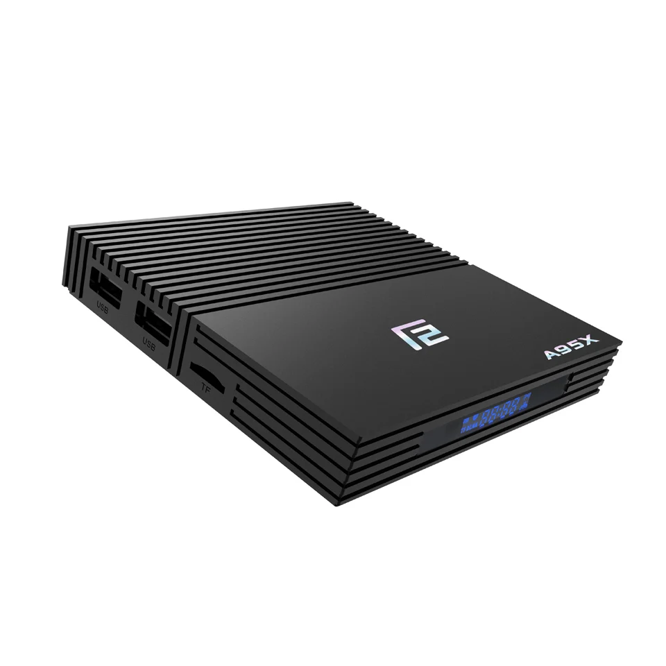 Новейший Android 9,0 ТВ приставка A95X F2 Amlogic S905X2 4K Смарт ТВ плеер коробка 4GB 64GB 2,4G& 5G двойной wifi PK X96 H96 медиаплеер