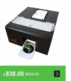 Новейший CD принтер DVD диск, принтер ПВХ карта печатная машина с 60 шт. CD/PVC лоток для CD/DVD печати для R330 принтера