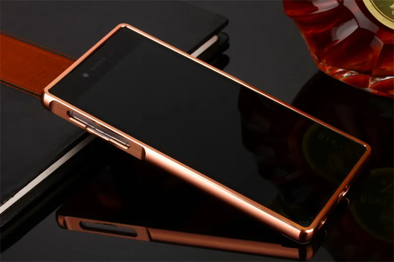 Для sony Z 5 двойной зеркальный металлический каркас чехол с задней крышкой жесткий чехол для sony Xperia Z5 E6653 E6683 5," 4 цвета