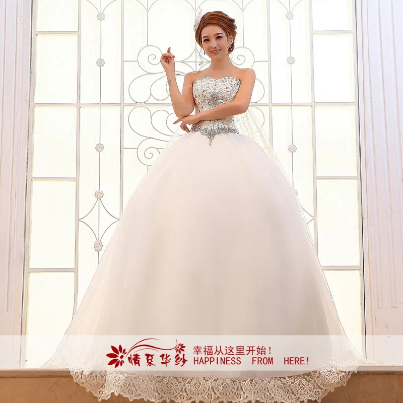 Роскошное длинное свадебное платье принцессы, украшенное стразами, vestido de noiva princesa