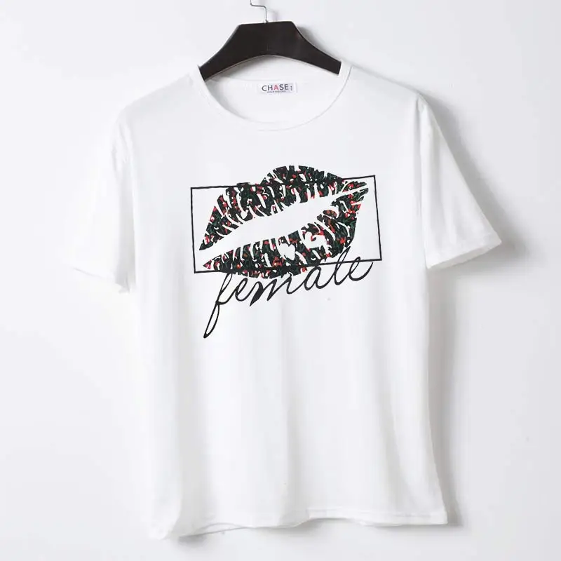 Camisetas verano mujer 2019 Футболка женская camiseta Женская готическая одежда harajuku футболка femme
