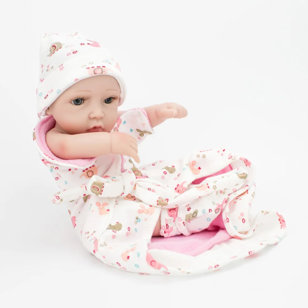 NPKDOLL 10 inch 28cm Full Silicone Reborn Baby Dolls Alive Lifelike Real Realistic Kids Babies Twins Bebe | Игрушки и хобби