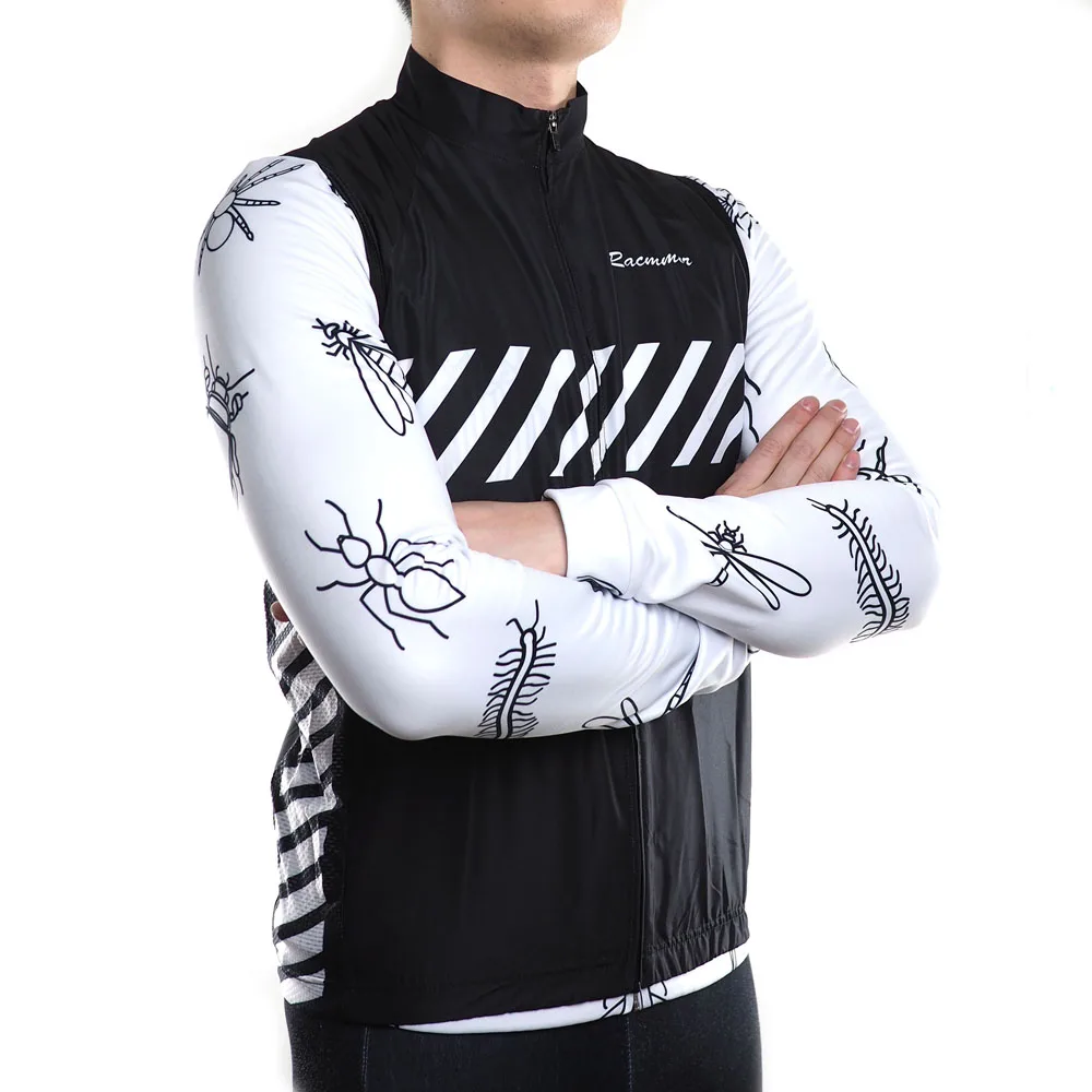 Racmmer Windstopper без рукавов Велоспорт Джерси одежда велосипедный велосипед ветрозащитная куртка одежда Maillot Chaleco Ciclismo
