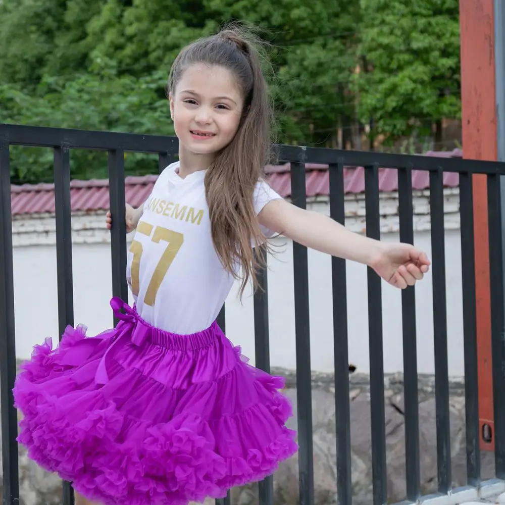 Пышные шифоновые юбки-американки для маленьких девочек праздничные юбки-пачки