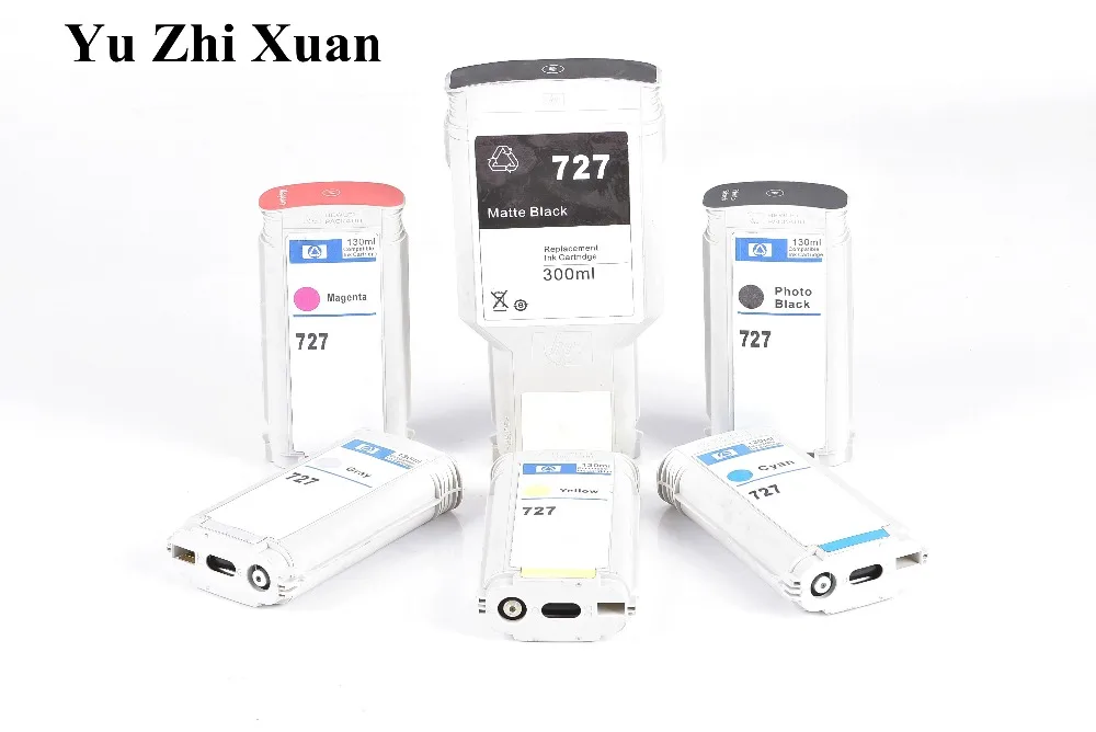 300 мл MBK 727 remanufacture чернильный картридж для HP T920 T1500 T2500 T930 T1530 T2530 принтер # с чипом и