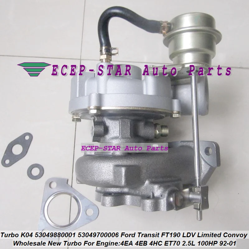 K04 53049880006 53049700001 53049700006 Turbo для Ford Transit FT190 1992 01 LDV Limited Convoy 4EA 4EB 4HC ET70 2.5L