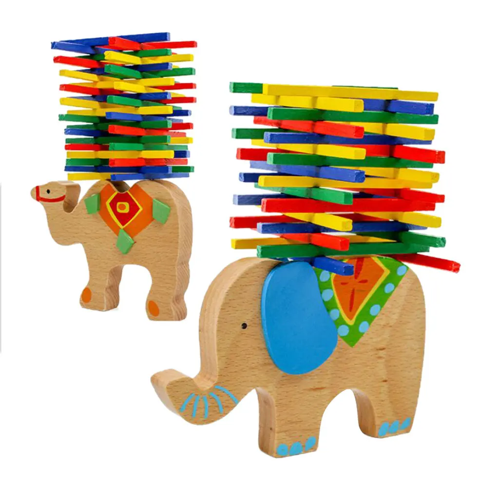 

Wooden Educational Camel Balance Beam Game for Children Baby Kids Hands