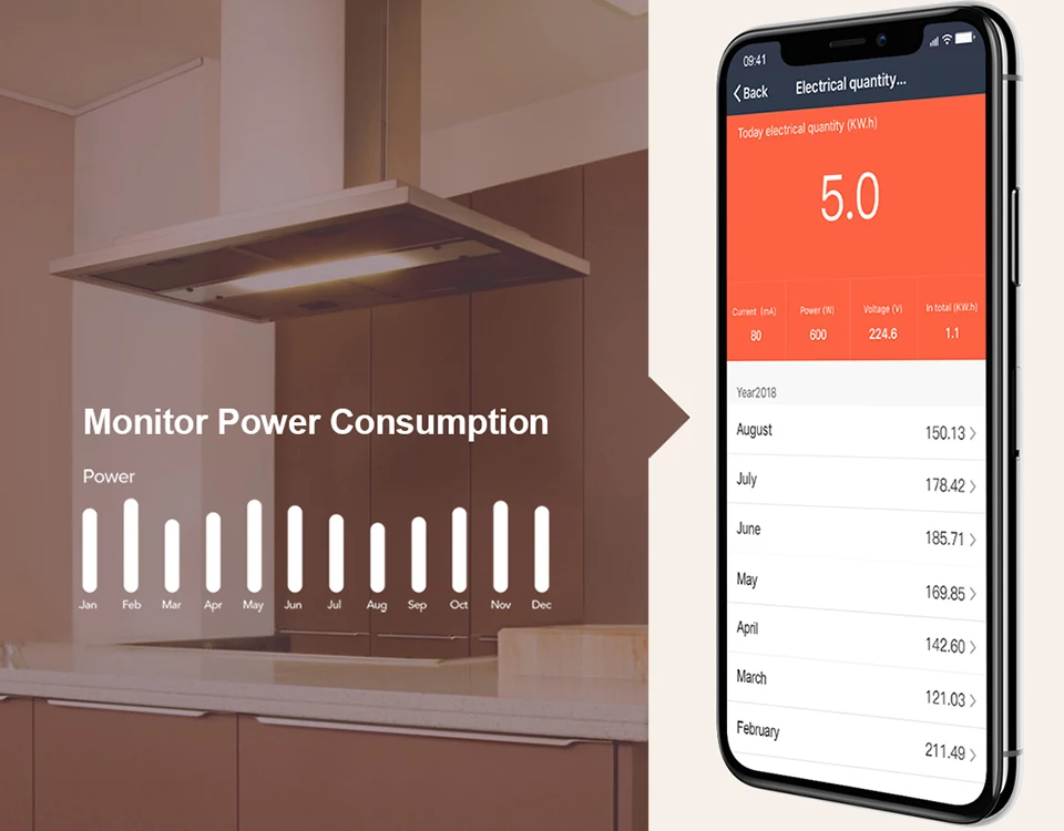 Умная розетка Wifi умная розетка приложение Smart Life EU Франция США AU Великобритания Польша вилка Alexa для Google Mini