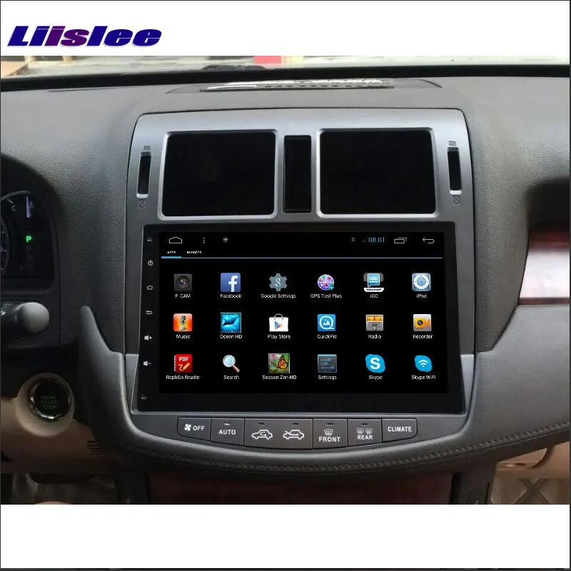 Liislee автомобильный Android gps навигационная система для Toyota Crown Majesta/Crown S200 2010~ Радио стерео Мультимедиа без DVD плеера