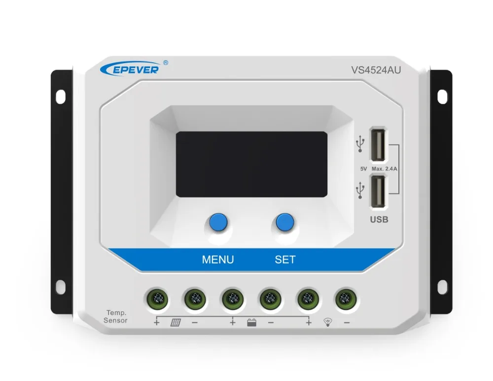 10A 20A 30A 45A 60A VS1024AU VS 2024AU VS3024AU VS4524AU VS6024AU 12V 24V EPSolar Viewstar за максимальной точкой мощности, Солнечный Контроллер заряда Регулятор WY