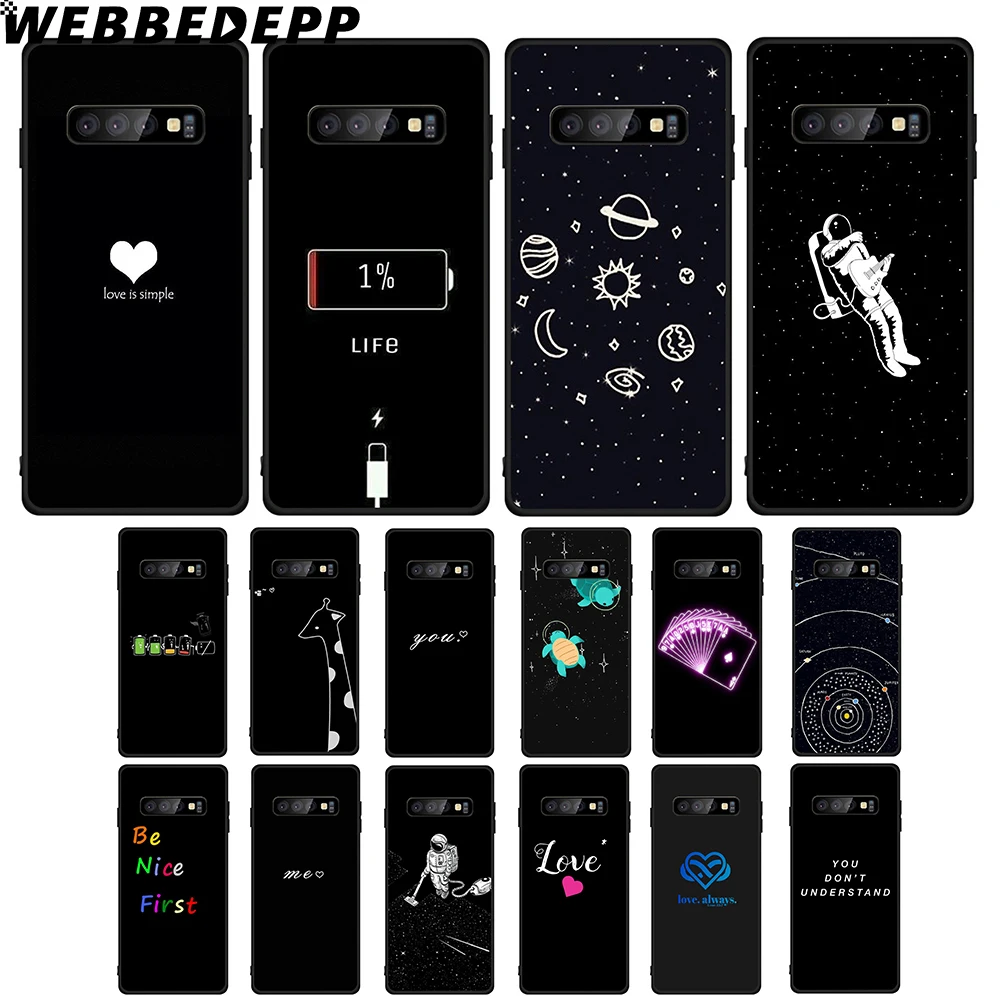 WEBBEDEPP Мягкий ТПУ чехол для Samsung Galaxy Note8 9 A10 A20 A40 A50 A60 A70 M10 M20 M30|Бамперы| |