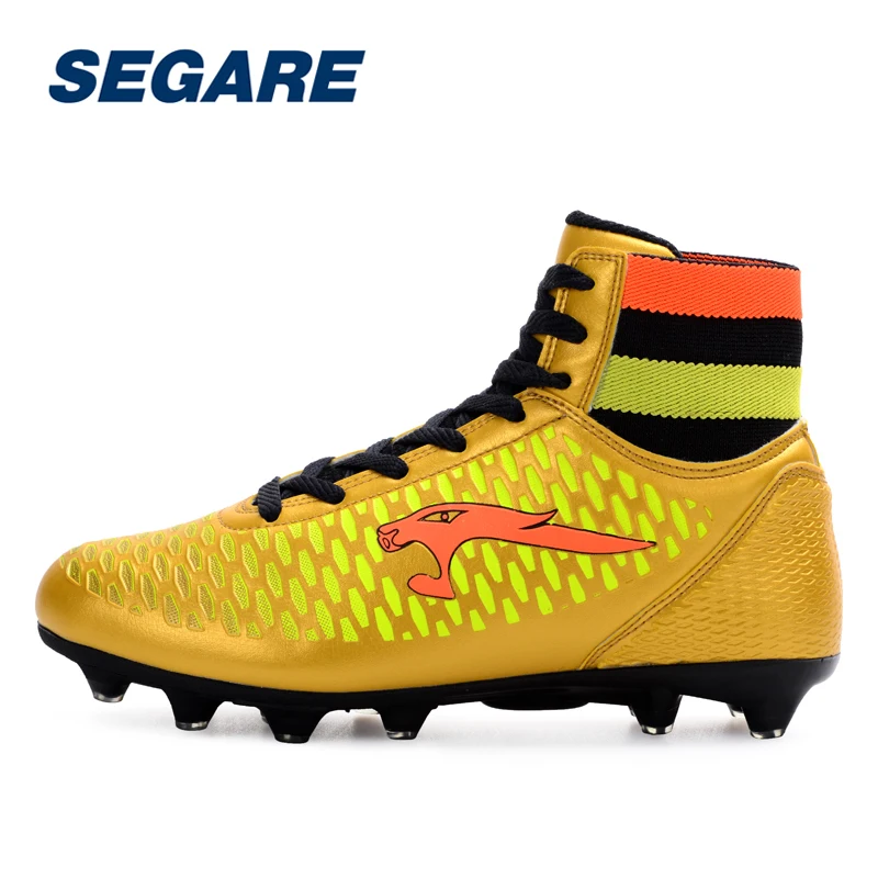Мужская Высокий Верх Футбол Бутсы Сапоги Открытый Обувь Женщины Kid AG Botas de Futbol