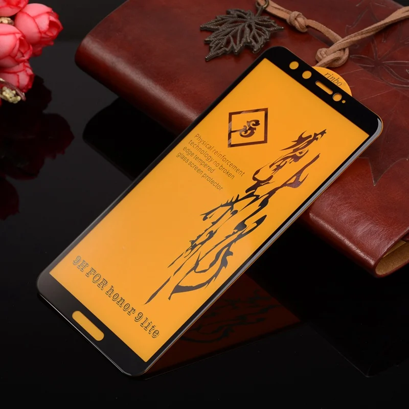 6D закаленное стекло для Huawei Honor 9 Lite 7X Защитное экрана P20 Pro Mate 10 20 Nova 3 3i 2i Y6 2018