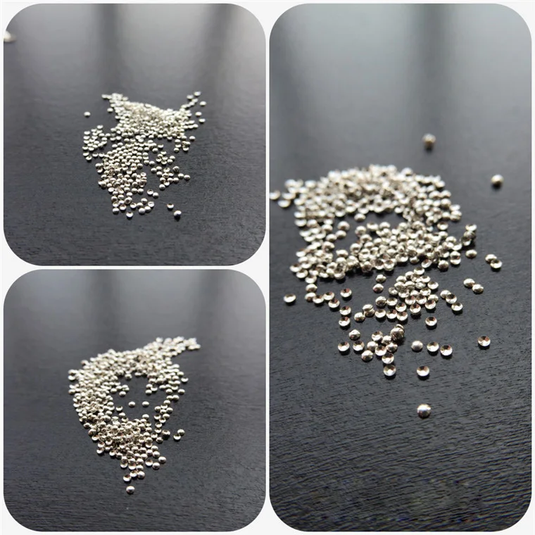 Бесплатная доставка 250 шт. круглые металлические шпильки для ногтей в стиле панк 1