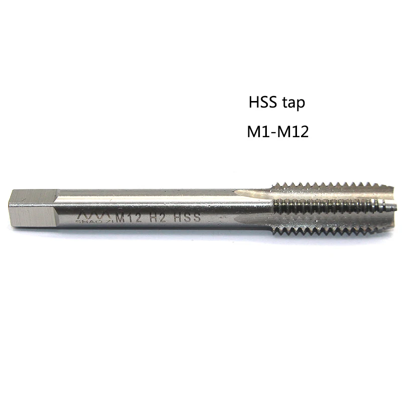 1 шт. M1/M2/M2.5/M3/M4/M5/M6/M7/M8/M9/M10/M11/M12 HSS Спиральная точка прямая резьба Метрическая вилка