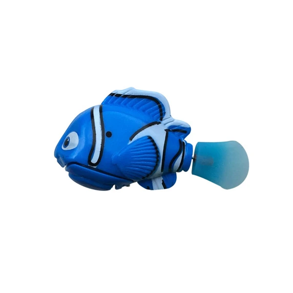 blue nemo Flash swim ming электронные игрушки для купания для домашних животных, для детей, для ванной, с питанием от аккумулятора, для плавания, роботизированные для украшения аквариума - Цвет: blue nemo
