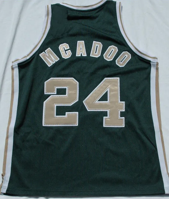 Боб McAdoo #24 бен Л. Смит средней школы Ретро Баскетбол Джерси мужские сшитые на