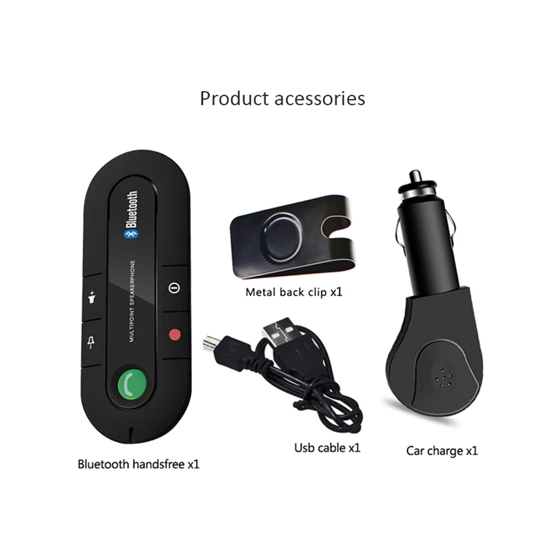 G7 Handsfree автомобильный Bluetooth приемник с микрофоном беспроводной динамик телефон MP3