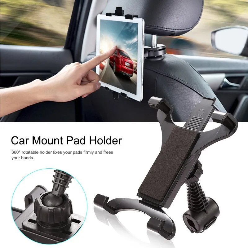 Car Mount Pad Holder Adjustable Backrest Headrest For iPad Tablet Phone Stand Back Seat | Автомобили и мотоциклы