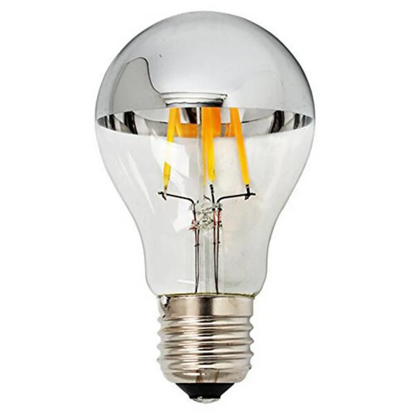 Фото Светодиодная лампа накаливания с зеркалом E27 4 Вт 6 Вт|led filament bulb|filament bulbled |