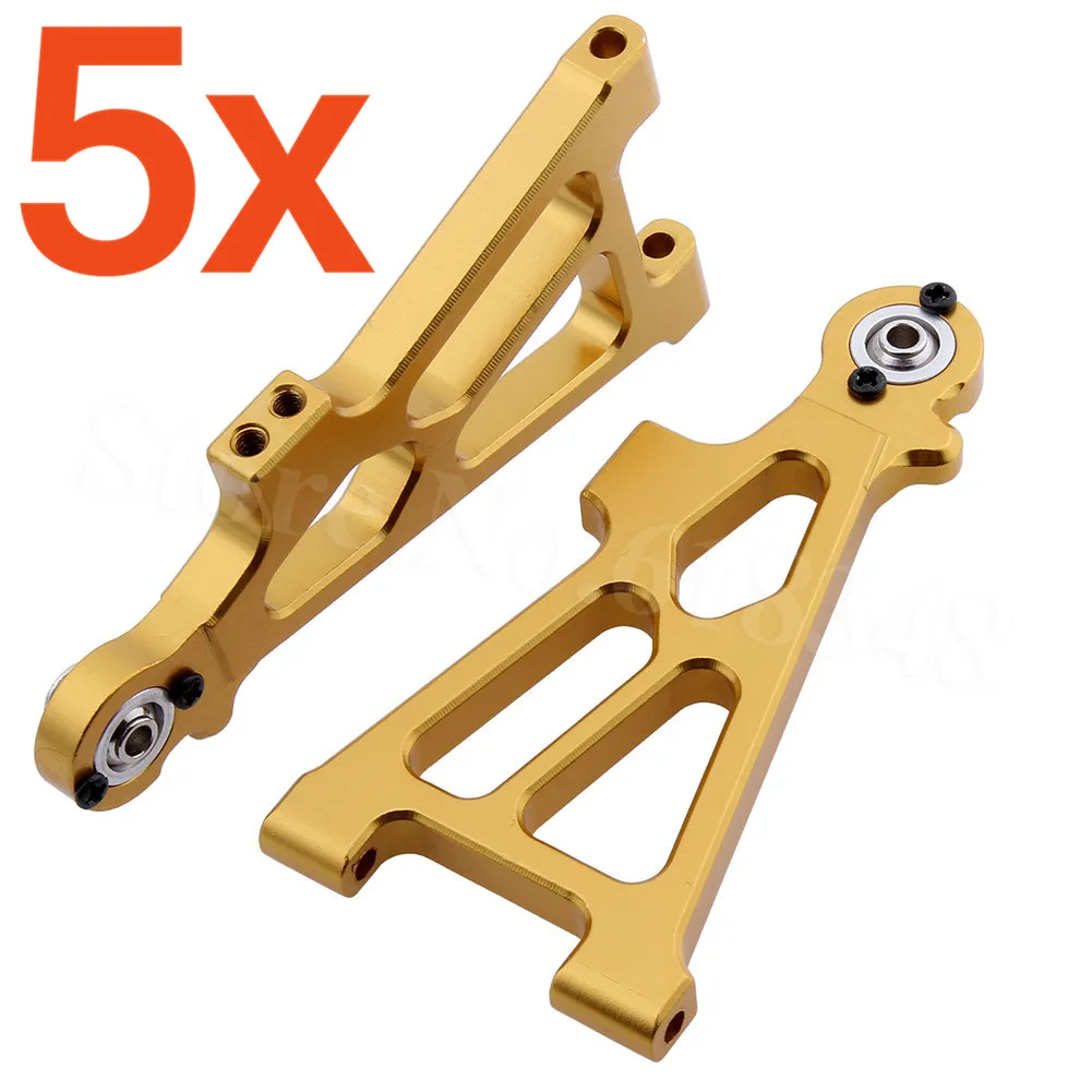 

5 Pairs Alum Front Lower Susp Arm 2P (L/R) For Himoto Tanto E10XB RC Car Replacement of 33202 (33202G) Wholesale