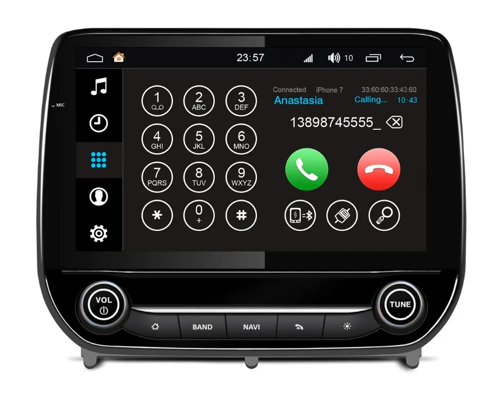 RoverOne Android 8,0 автомобильный мультимедийный плеер для Ford EcoSport Авторадио Bluetooth Радио Стерео gps EcoSport навигация