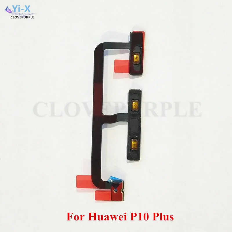 

10PCS/Lot Power On / Off + Volume Up / Down Button Flex Cable Ribbon Replacement Parts for Huawei P10 Plus