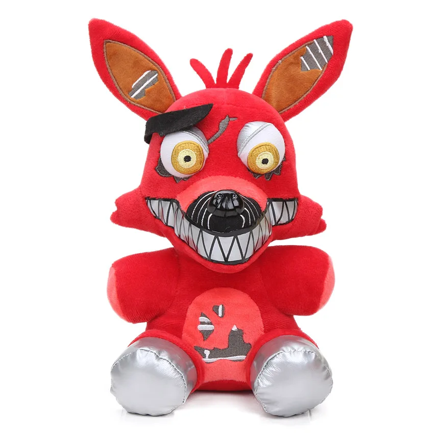 25 см FNAF Freddy Fazbear плюшевые игрушки пять ночей у Фредди Золотой медведь кошмар кекс Фокси шар мальчик клоун мягкие куклы