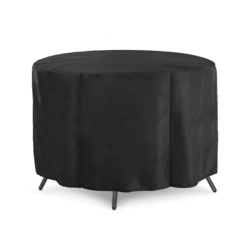 

New Round 210D Outdoor Furniture Cover Polyester Waterproof Protector Cover Garden Patio Table Chair Dustproof Cover