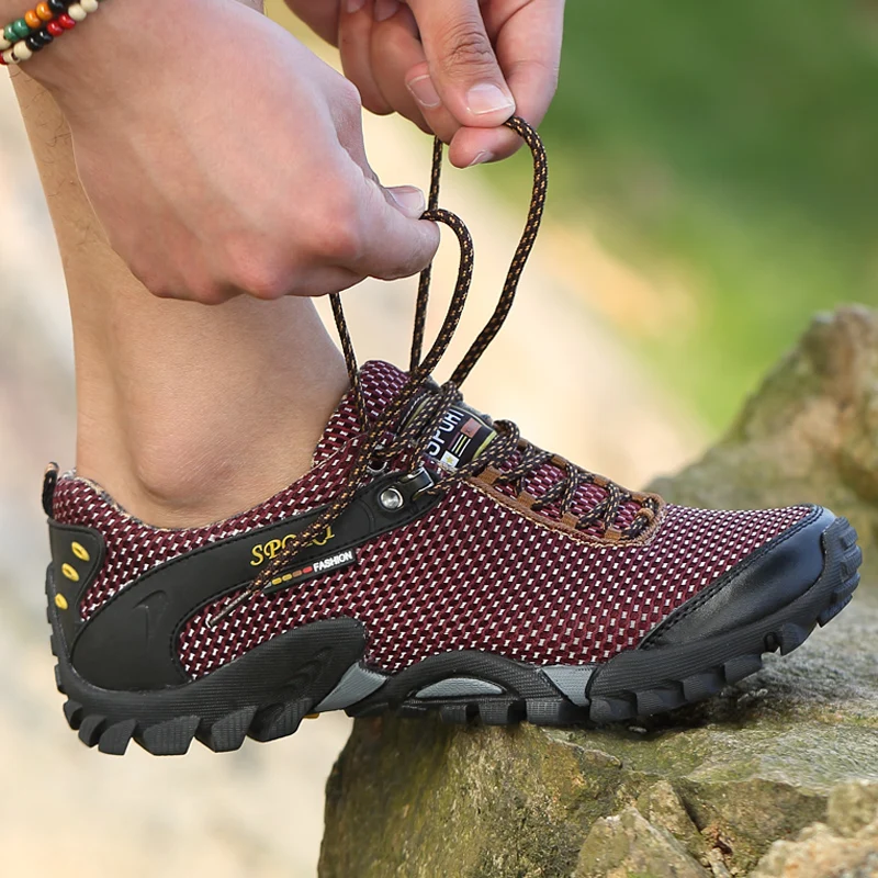 Новинка 2017 мужские весенне летние уличные треккинговые дышащие сетчатые