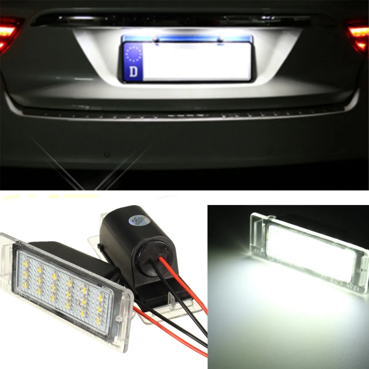 1 пара ошибок автомобиля 18 SMD светодиодный светильник номерного знака номерной знак лампа для Chevy/Camaro/Cruze