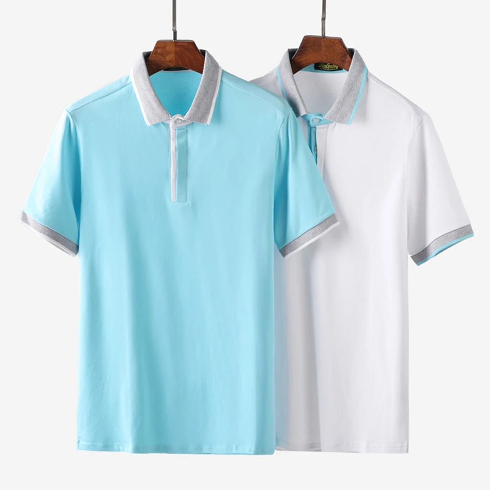 Мужская брендовая одежда поло для мужчины однотонная Camisa Polo t Masculina Polo рубашка умная повседневная мужская футболка Топы Хлопок Slim Fit