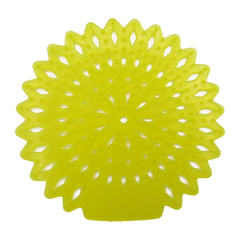 Yellow 1 piece Писсуар экраны Писсуар Дезодорант, от 1 до 10 шт, диаметр 6,", идеальный Писсуар для устранения запаха туалета и предотвращения засорения - Цвет: Yellow 1 piece